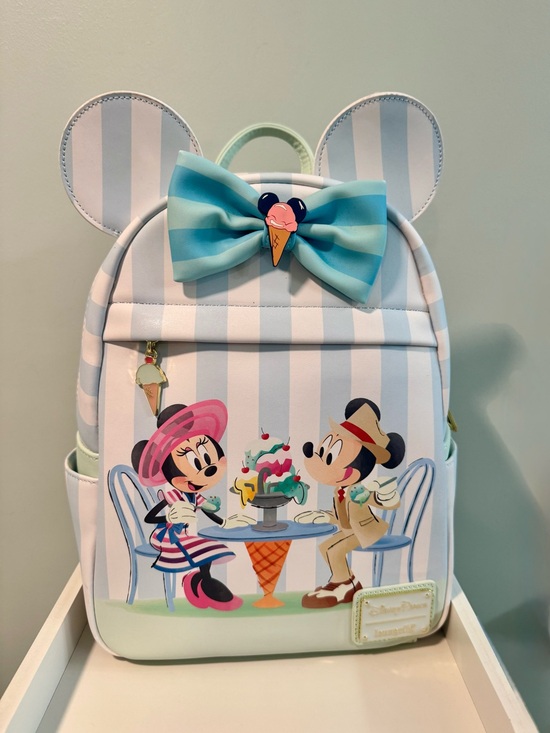 Loungefly Other - Loungefly Disney Parks Beach Club Resort Ice Cream Minnie & Mickey
Mini Backpack